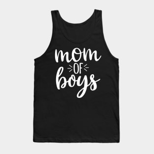 Mom Of Boys T-shirt Mother's Day Gift Tank Top